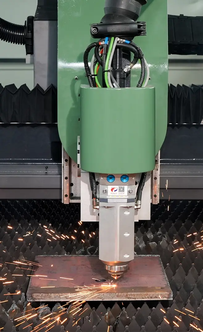 Superschnelles Laserschneiden
