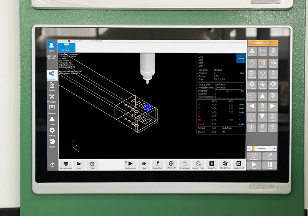 Laser-CNC-Rohrschneidanlage